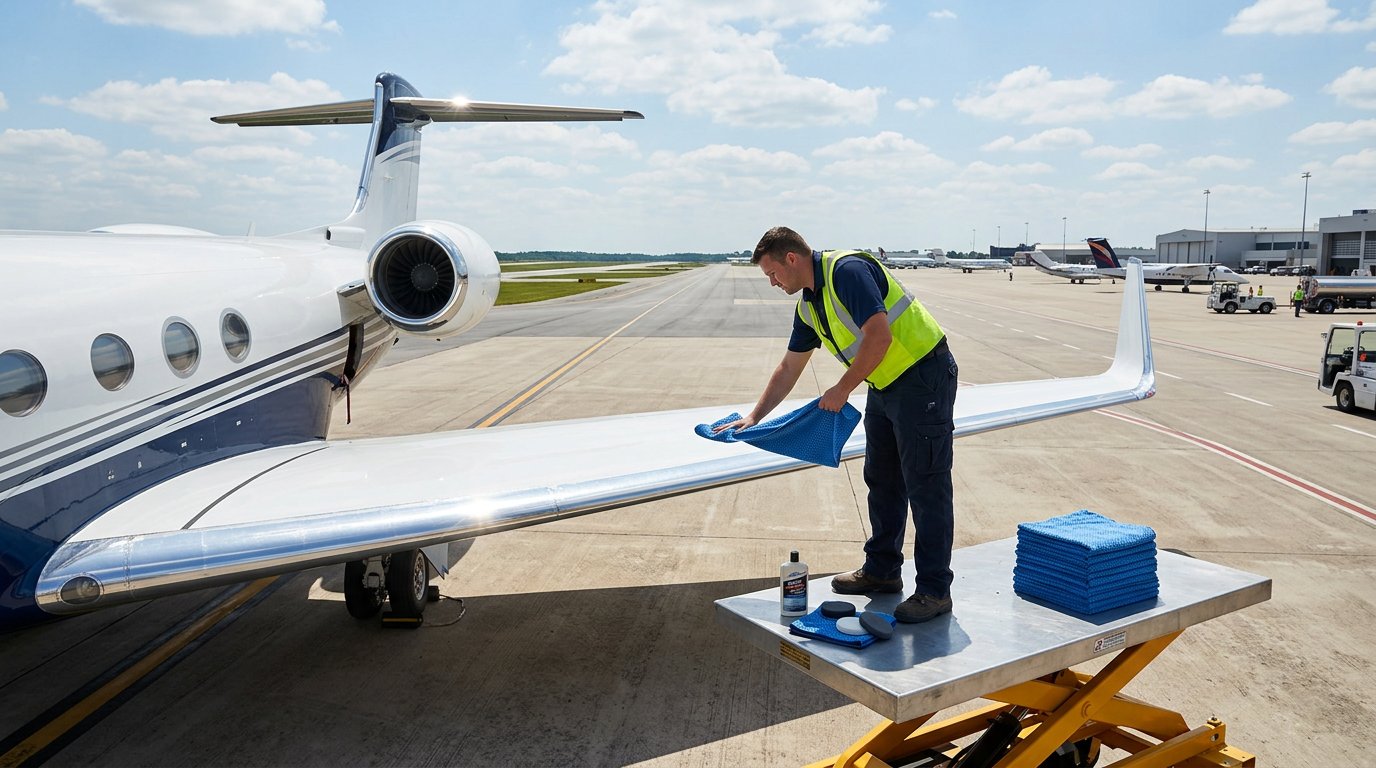 Cleaning sensitive electronic instruments in aerospace manufacturing