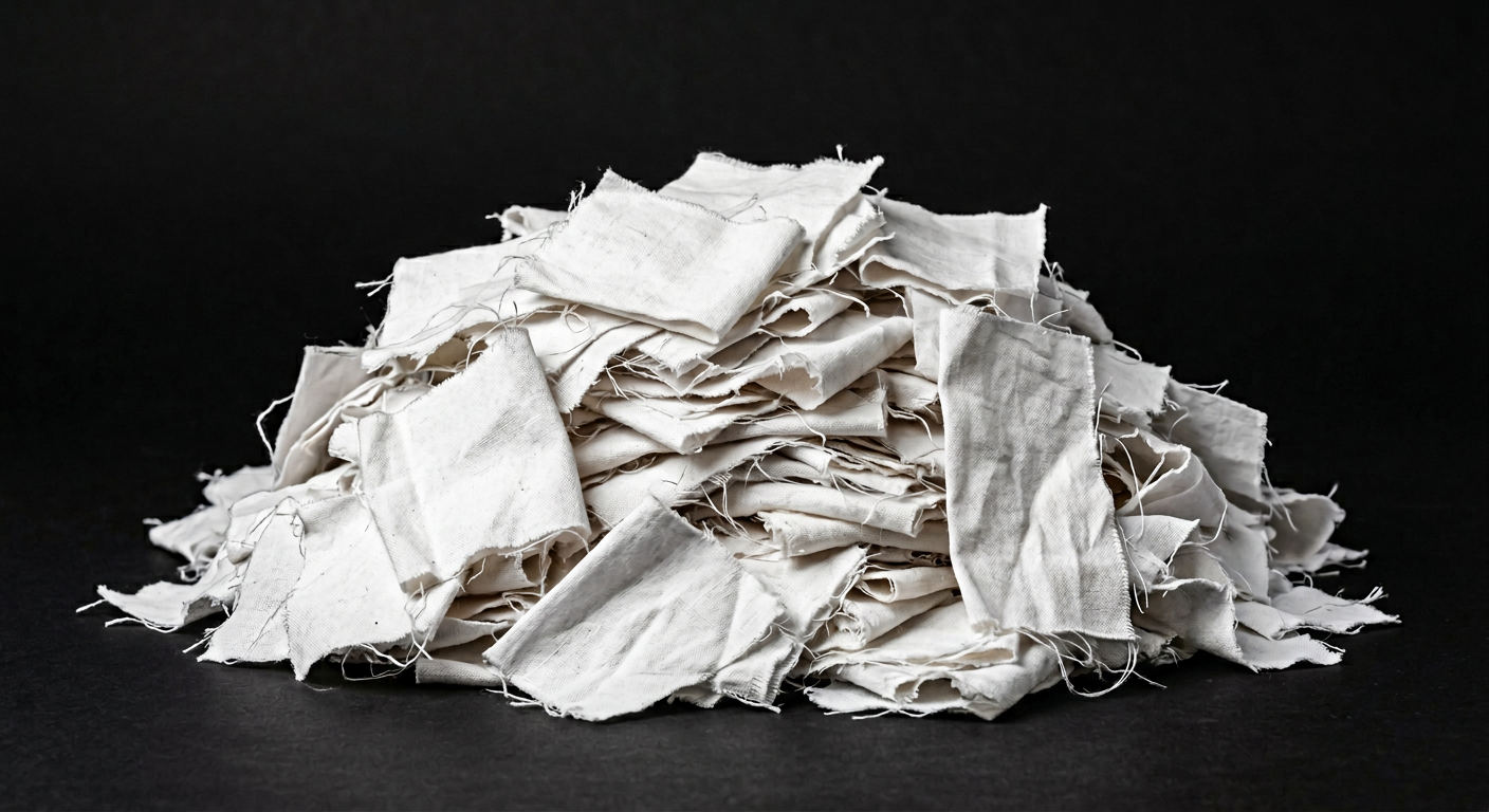 White Cotton Clips – Gazi Rags Bangladesh