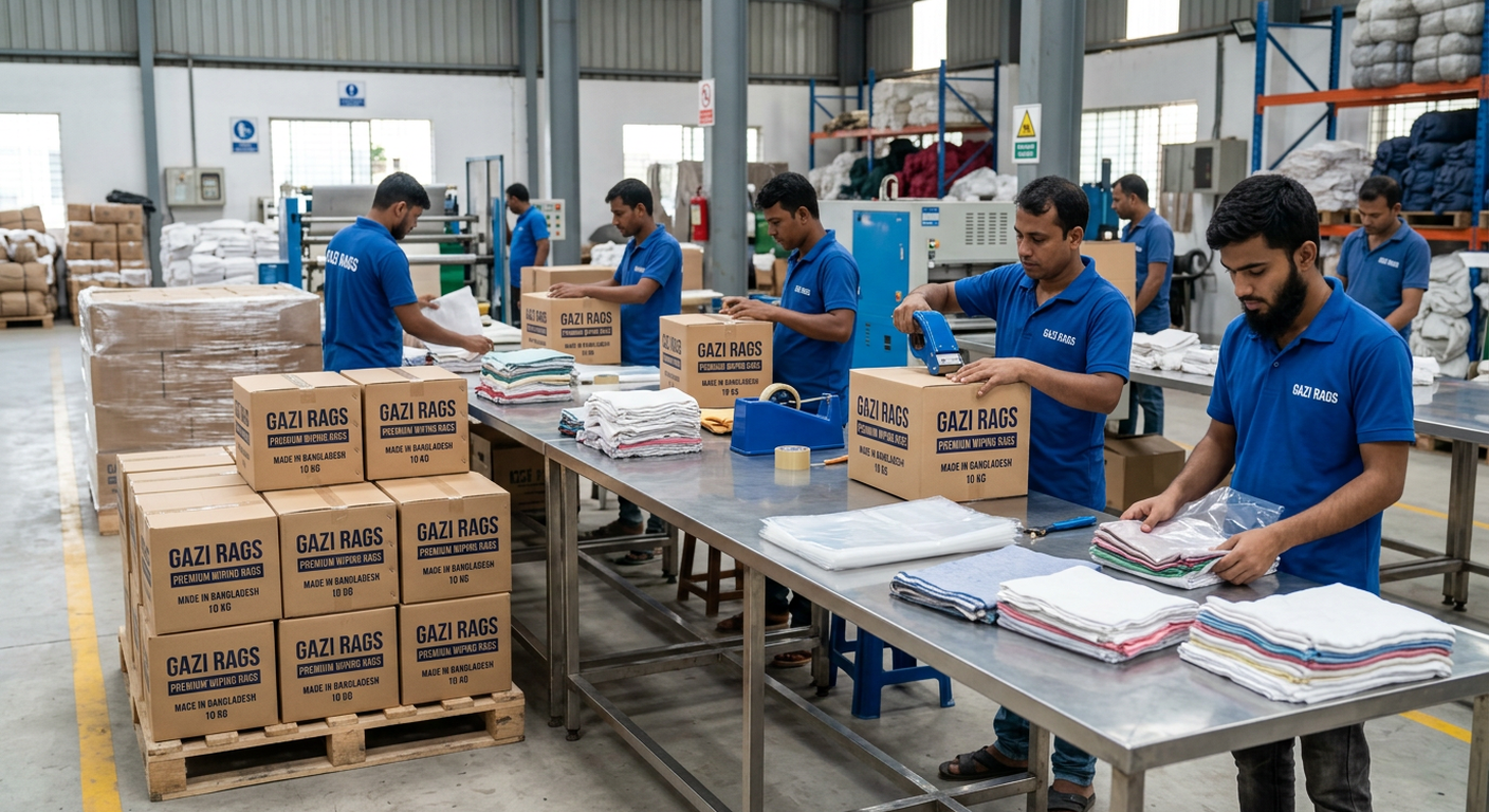 Packsing Line – Gazi Rags Bangladesh