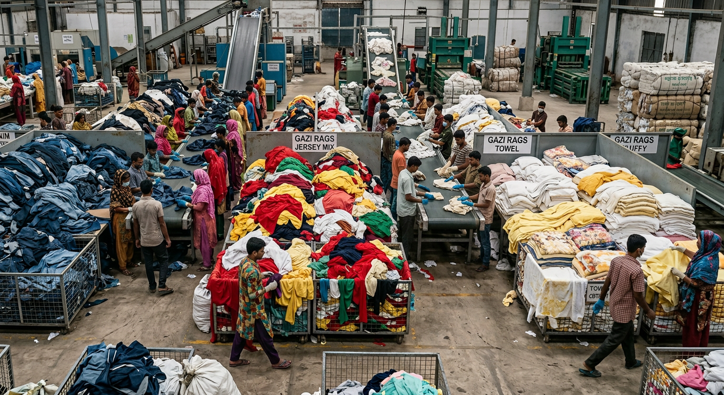 Production floor – Gazi Rags Bangladesh