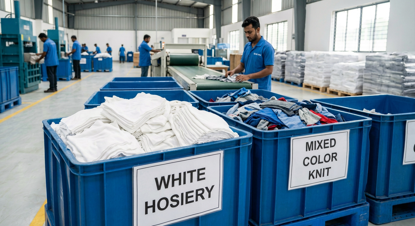 Worker loading the backet – Gazi Rags Bangladesh