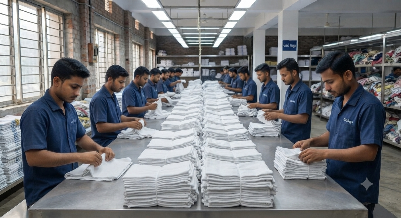 checking rags – Gazi Rags Bangladesh