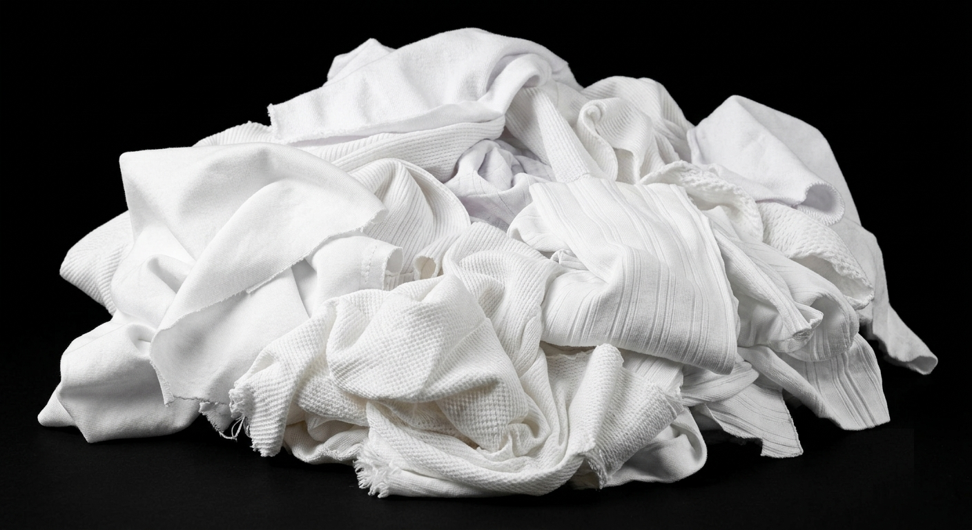 White Wiping Rags (Heavy Weight) – Gazi Rags Bangladesh