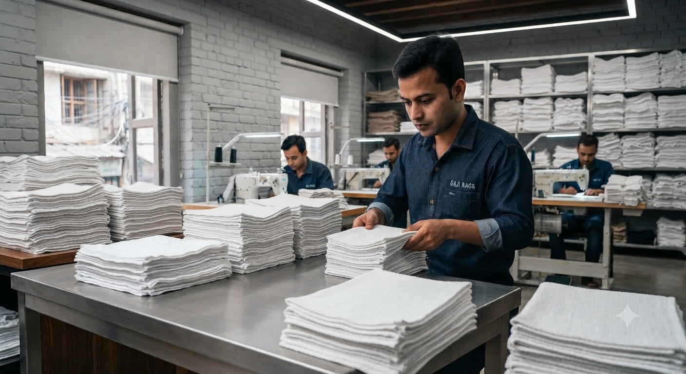 Quality inspection at window light – Gazi Rags Bangladesh